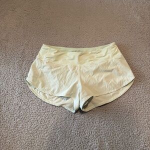 Lululemon Mystic Mint Speed Up Low-Rise Lined Short 2.5" Athletic Shorts | 6